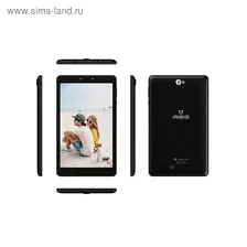 Планшет IRBIS TZ872 LTE Black 2sim,8" IPS,1280x800,1Gb+8Gb,2Mp+0.3Mp,GPS,7.0, черный