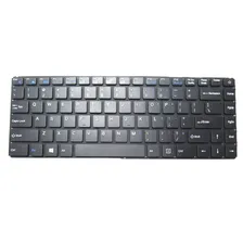RTDPART Клавиатура проводная для ноутбука для Irbis NB260 NB261 NB262, Английская раскладка, черный